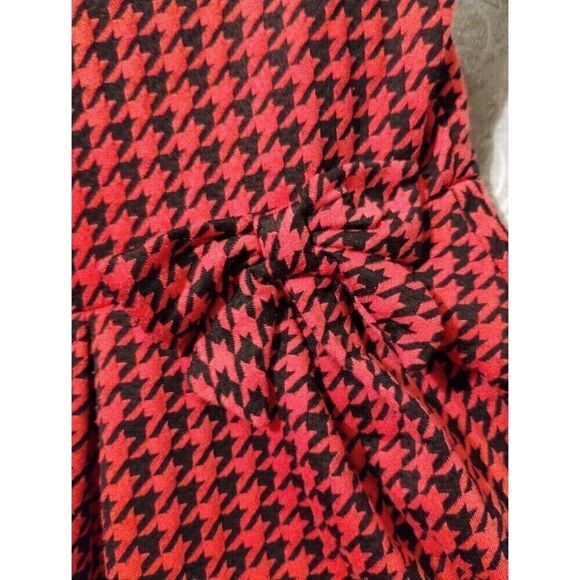 The Children's Place Red & Black Houndstooth Pattern Dress Girls Size‎ XL 14 - Picture 3 of 9